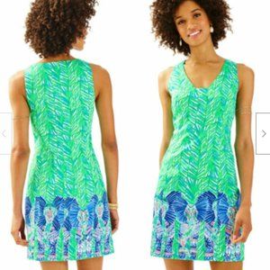 Lilly Pulitzer TANDIE SHIFT DRESS Toucan Green Costa Verde